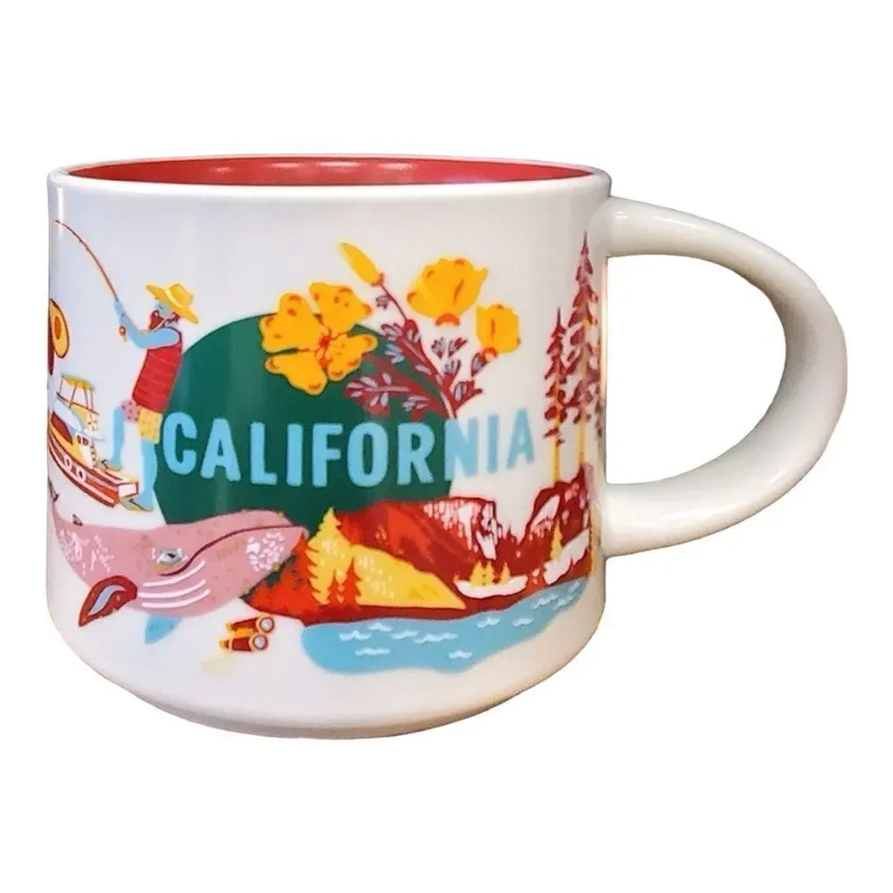 Starbucks California STARBUCKS CALIFORNIA DISCOVERY SERIES COFFEE CUP MUG 14 OZ